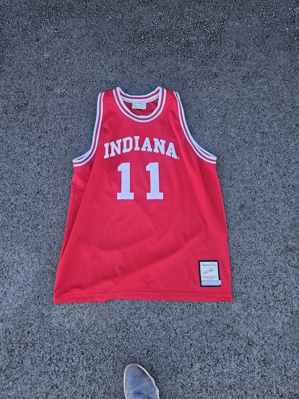 Indiana Hoosiers Isiah Thomas #11 Throwback Basketball Jersey Size 60 Headmaster